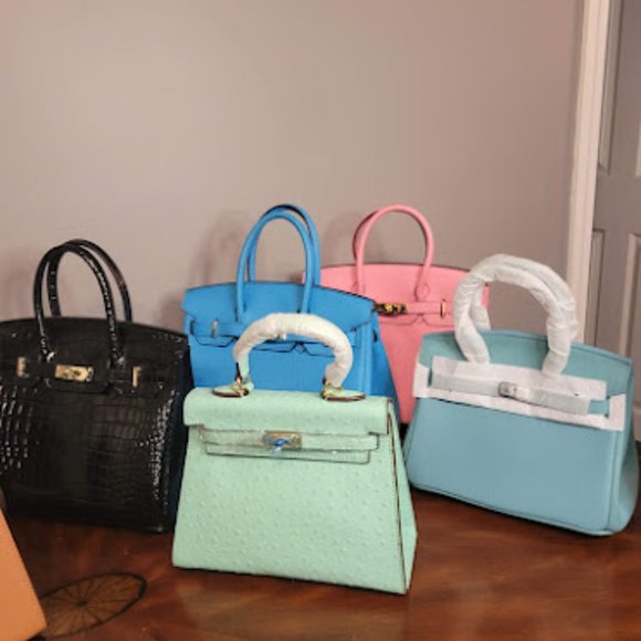 Light Blue Lock and Key Bag - Picture 7 of 8